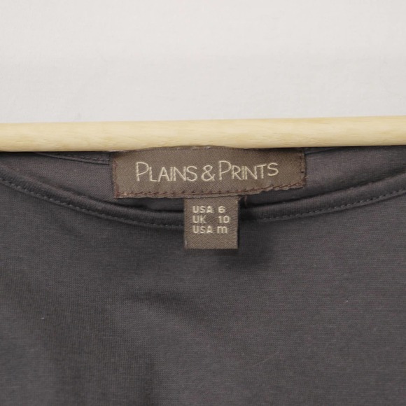 Plains & Prints Gray Sheath Dress Size M - Picture 4 of 9